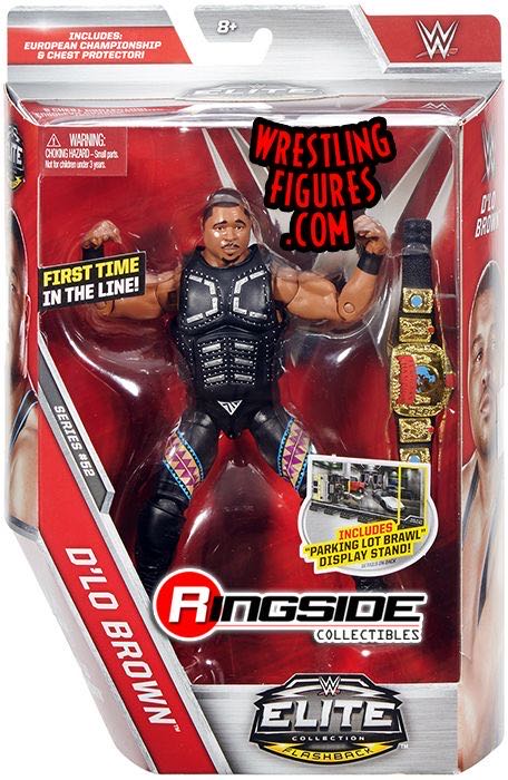 WWE Elite 52 D’Lo Brown  action figure collectible - Main Image 1