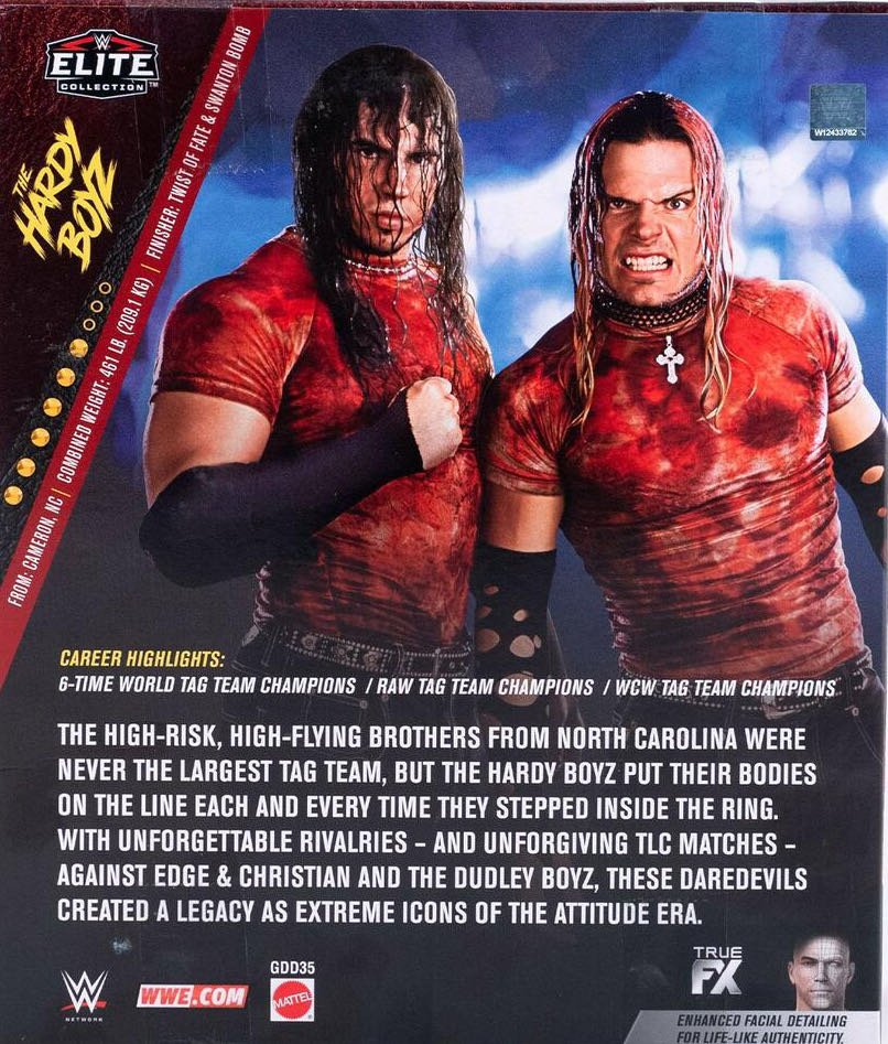 The Hardy Boyz “Brood” - Mattel (Mattel Elite Collection 2-Packs) action figure collectible - Main Image 2