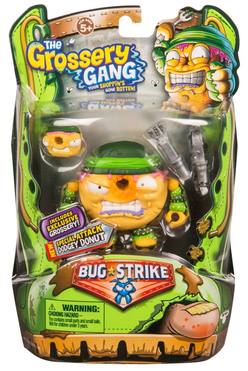 Grossery Gang: Dodgey Donut - Special Attack  (Powered Up) - Moose Toys (Grossery Gang: Bug Strike) action figure collectible - Main Image 2