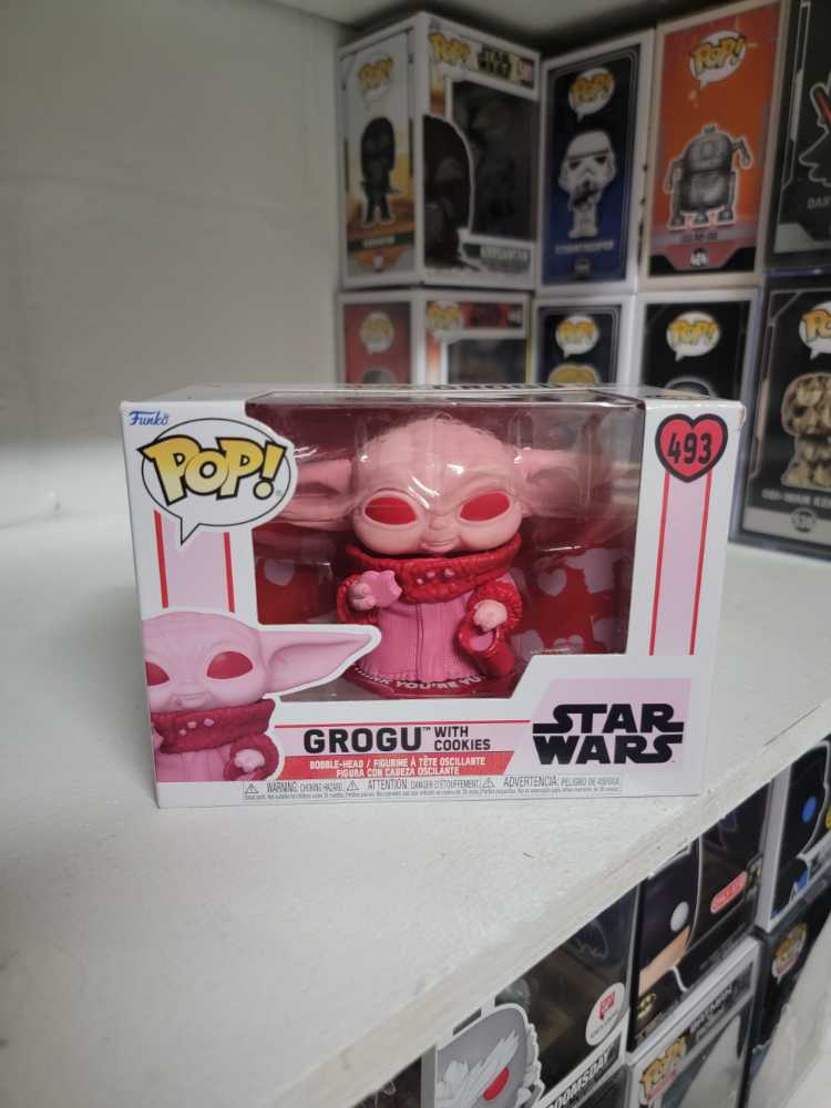Star Wars Grogu With Cookies Valentines   action figure collectible - Main Image 1