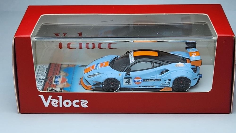 Ferrari 488 GTB - Veloce (Gulf) action figure collectible [Barcode 4891295386513] - Main Image 2