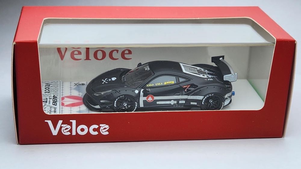 Ferrari 488 GTB Macross VF-1S Matt Black LB Performance. VL03B26. 1 of 40 pcs. - Veloce (Macross) action figure collectible [Barcode 4891295386513] - Main Image 4