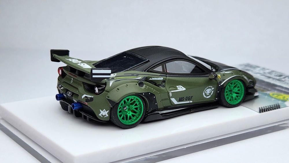 Ferrari 488 GTB Gundam MS-06F ZAKU II LB Performance. VL03B018. - Veloce (Gundam) action figure collectible [Barcode 4891295386513] - Main Image 2
