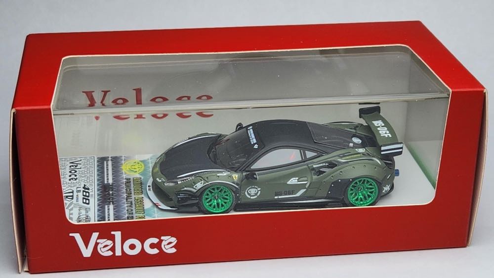 Ferrari 488 GTB Gundam MS-06F ZAKU II LB Performance. VL03B018. - Veloce (Gundam) action figure collectible [Barcode 4891295386513] - Main Image 4