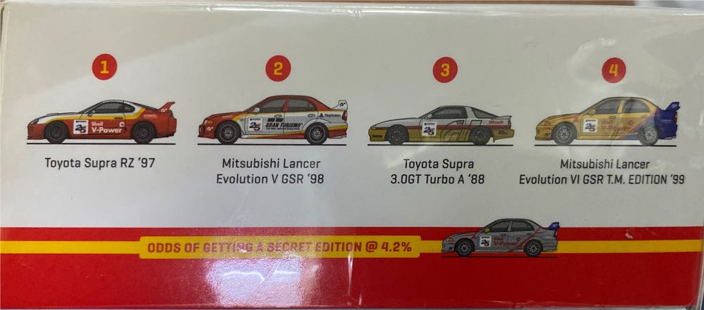 Mitsubishi Lancer Evolution Vi GSR - Tarmac (Shell) action figure collectible [Barcode 9681015722005] - Main Image 4