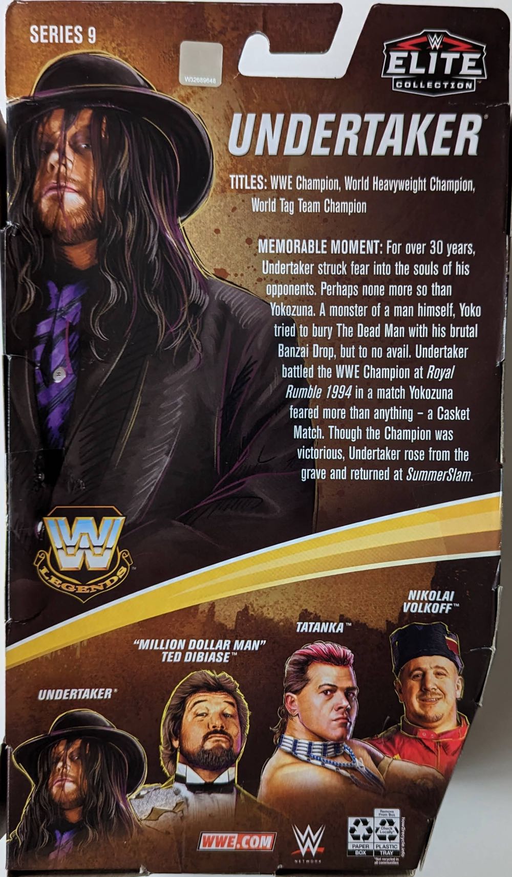 Undertaker - Mattel (Mattel Elite Collection Legends) action figure collectible - Main Image 2