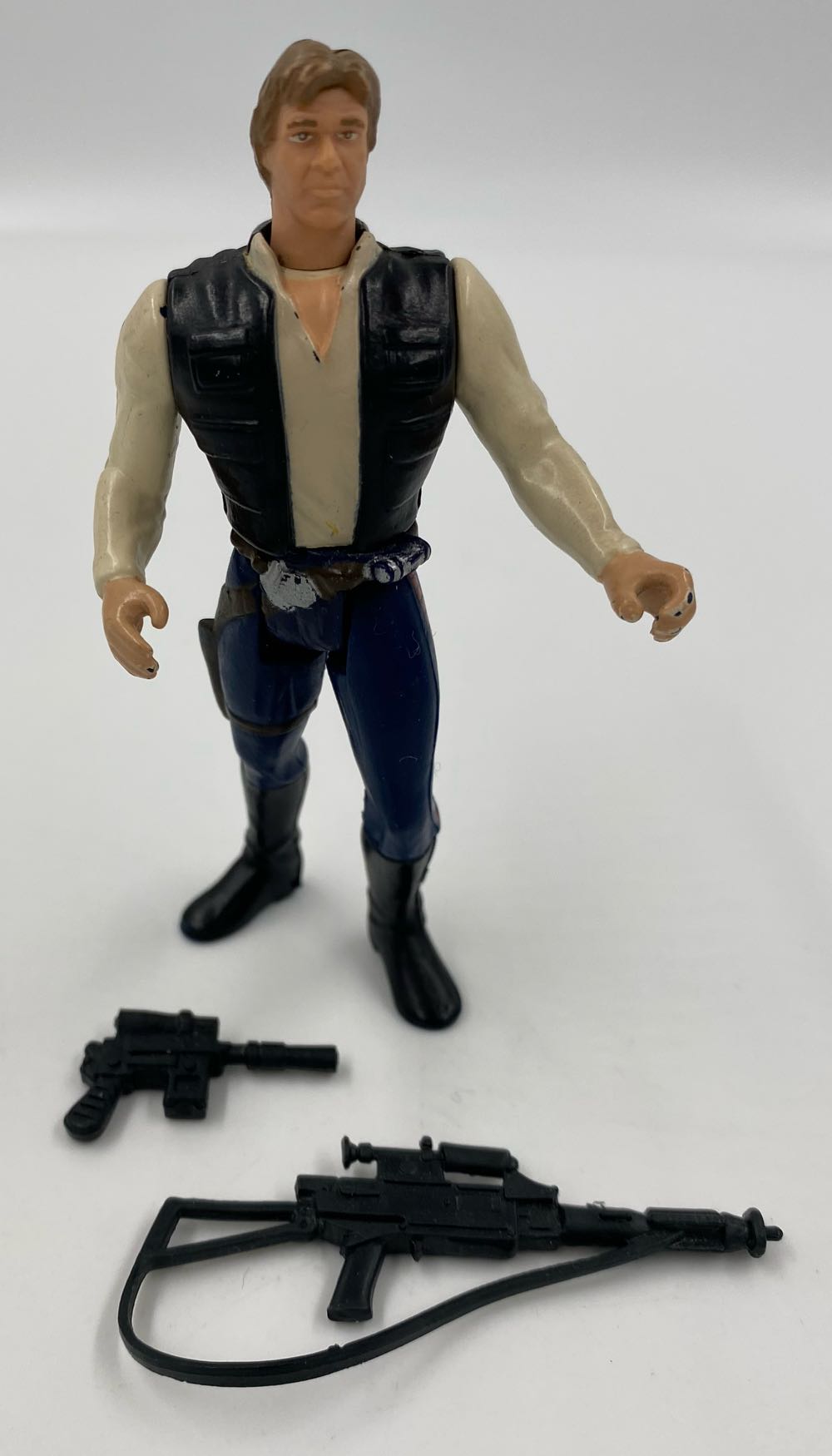 Star Wars: Han Solo (w/Heavy Assault Rifle & Blaster - Kenner (Power of The Force 2) action figure collectible - Main Image 2