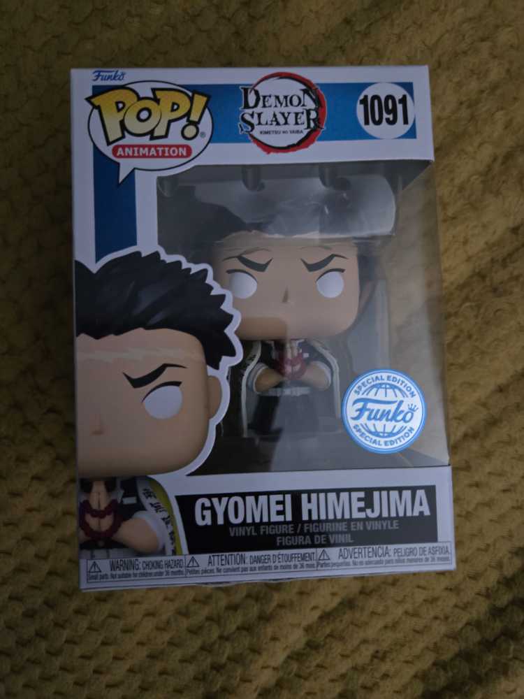 Demon Slayer- Gyomei Himejima # 1091 - Demon Slayer Funko Pops (Demon Slayer: Kimetsu no Yaiba) action figure collectible [Barcode 889698602945] - Main Image 2
