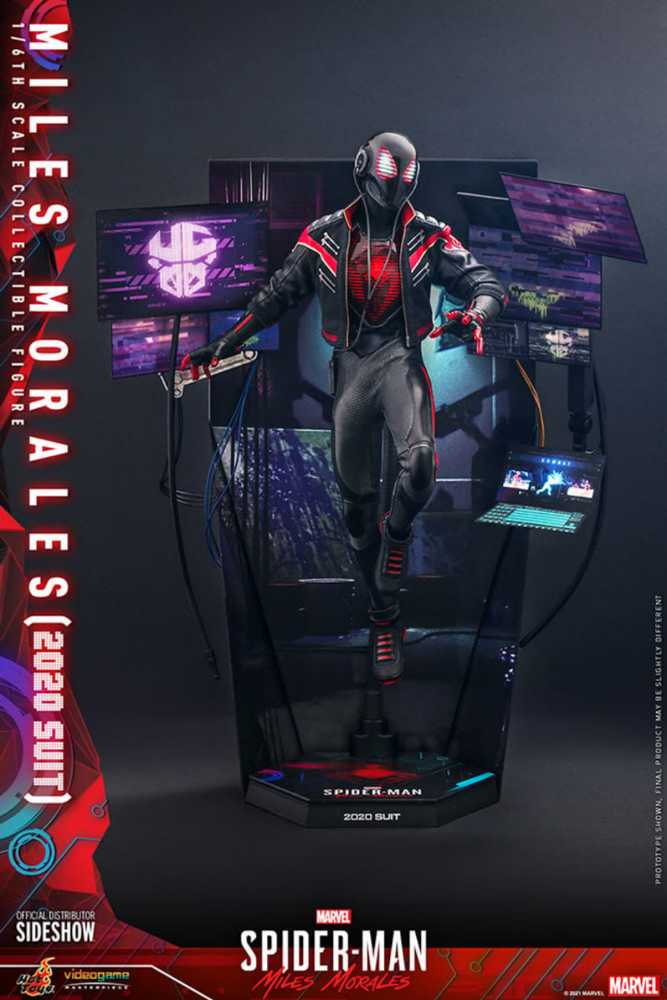 HotToys - Marvel Spider Man Miles Morales 2020 Suit - Hot Toys / Sideshow (1/6 Scale Collectibles) action figure collectible - Main Image 3