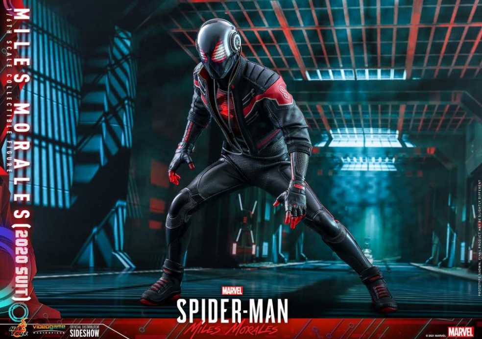 HotToys - Marvel Spider Man Miles Morales 2020 Suit - Hot Toys / Sideshow (1/6 Scale Collectibles) action figure collectible - Main Image 4