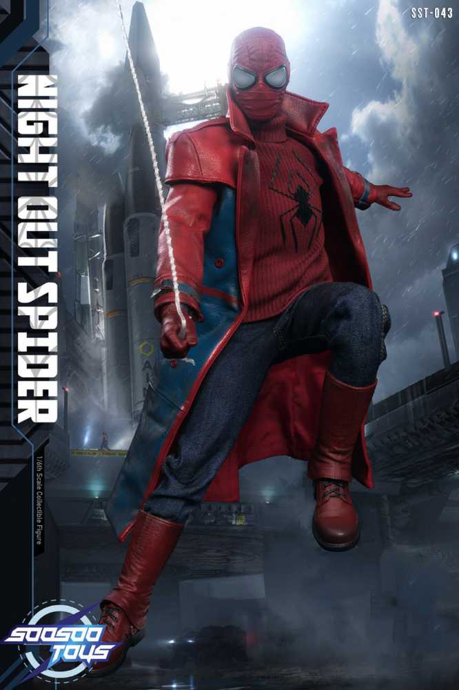 1:6 (VideoGame) - Night Out Spider - Soosoo Toys (1/6 Scale Collectibles) action figure collectible - Main Image 3