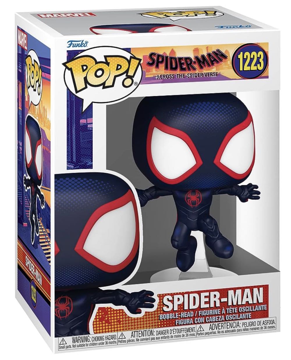 Spider Man Across The Spiderverse- Spiderman - Funko action figure collectible [Barcode 889698657228] - Main Image 2