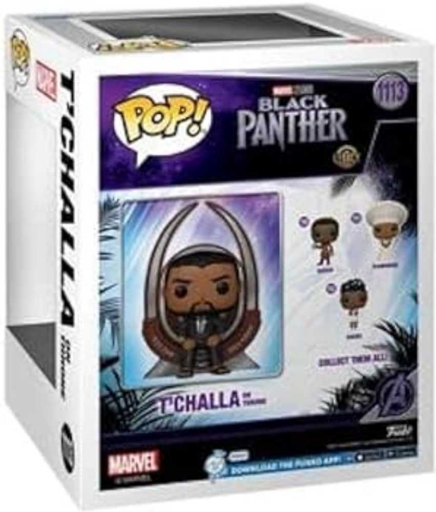 Funko Pop! Black Panther T’challa On Throne Us Exclusive Vinyl Figure  action figure collectible [Barcode 889698608121] - Main Image 2