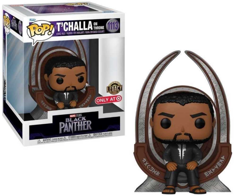 Funko Pop! Black Panther T’challa On Throne Us Exclusive Vinyl Figure  action figure collectible [Barcode 889698608121] - Main Image 4