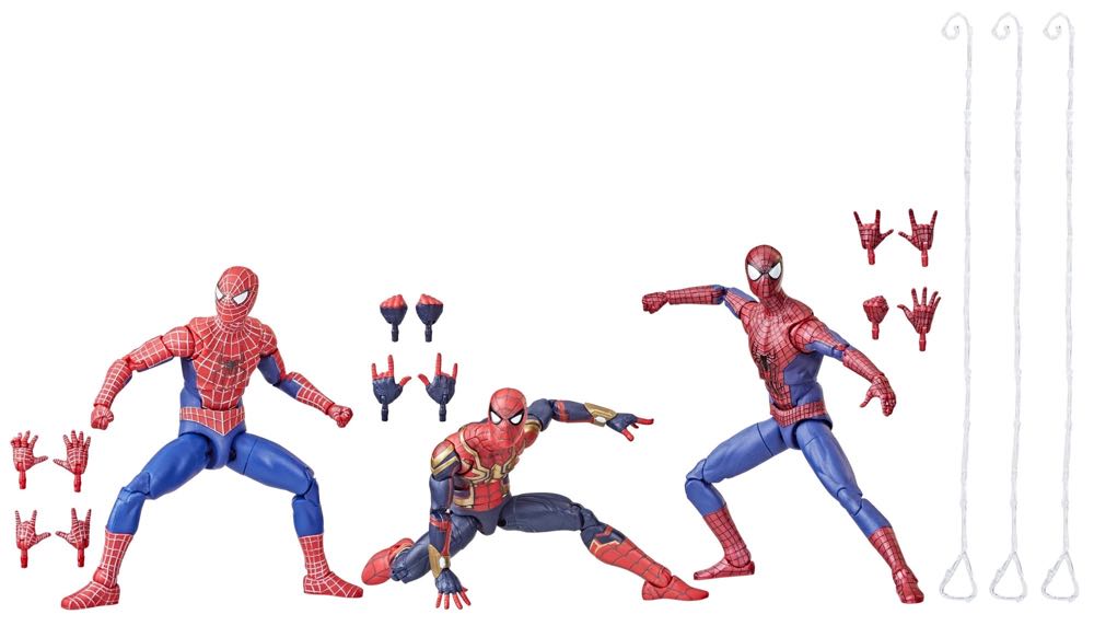 Spider-Man: No Way Home 3-Pack - Hasbro (Marvel Cinematic Universe) action figure collectible [Barcode 5010996122971] - Main Image 4