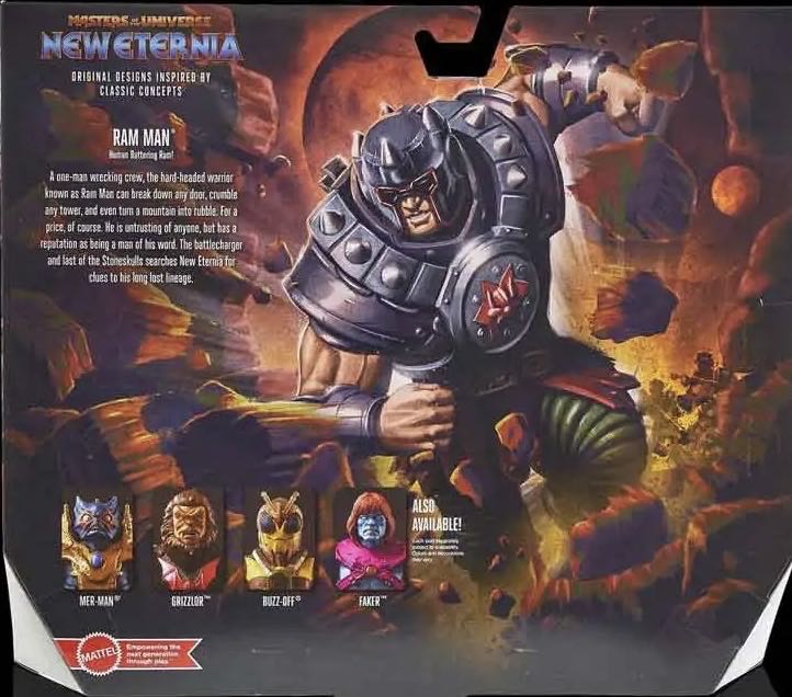 Ram Man - Mattel (Masters of the Universe - Masterverse) action figure collectible [Barcode 194735111510] - Main Image 4