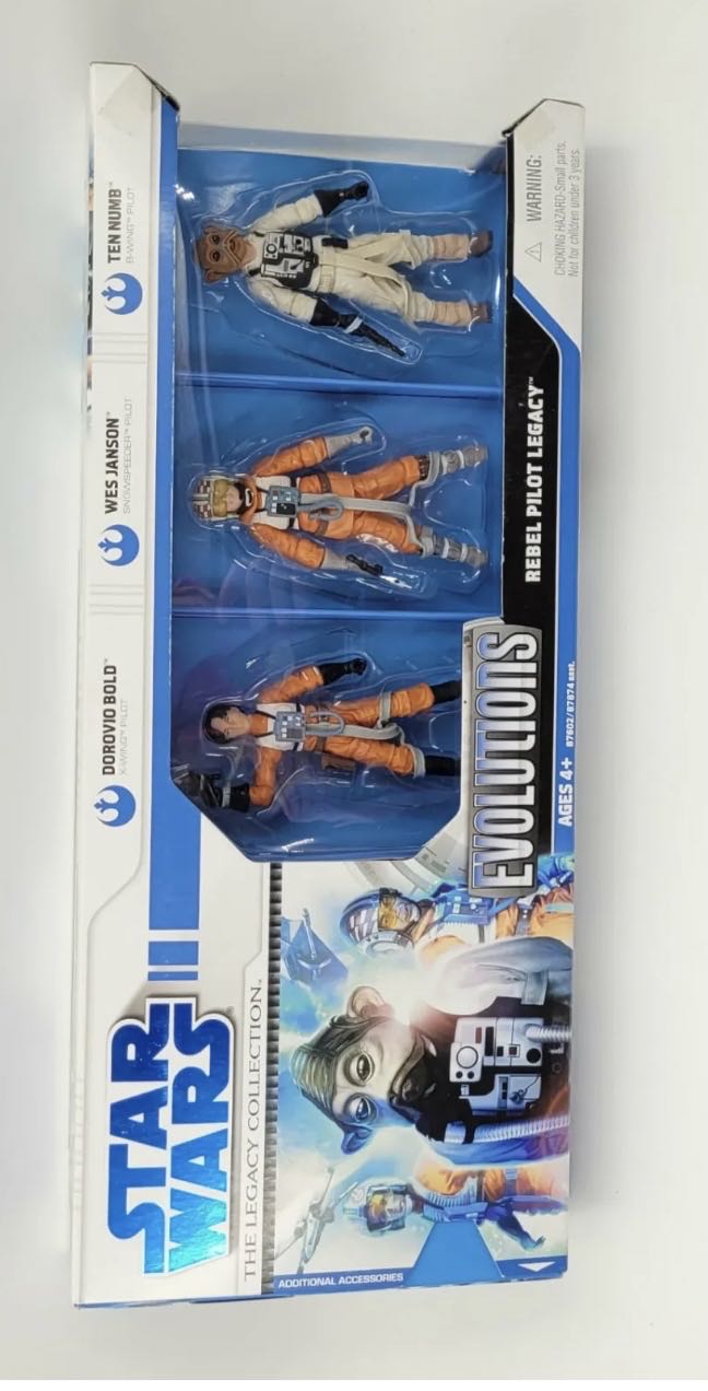Ten Numb TLC (Evolutions - Rebel Pilot Legacy 3-Pack #1) - Hasbro (Star Wars Episode VI: Return of the Jedi) action figure collectible - Main Image 4
