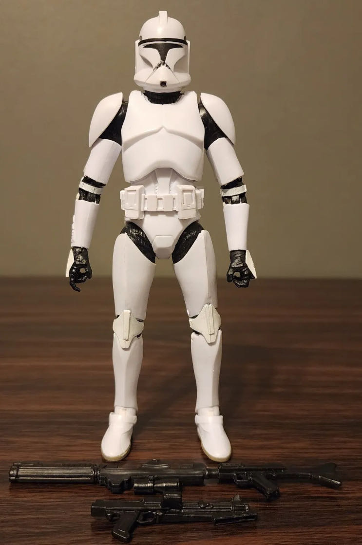 Clone Trooper (Phase I) TBS [P4] AOTC02 - Hasbro (Star Wars Episode II Attack of the Clones) action figure collectible - Main Image 4