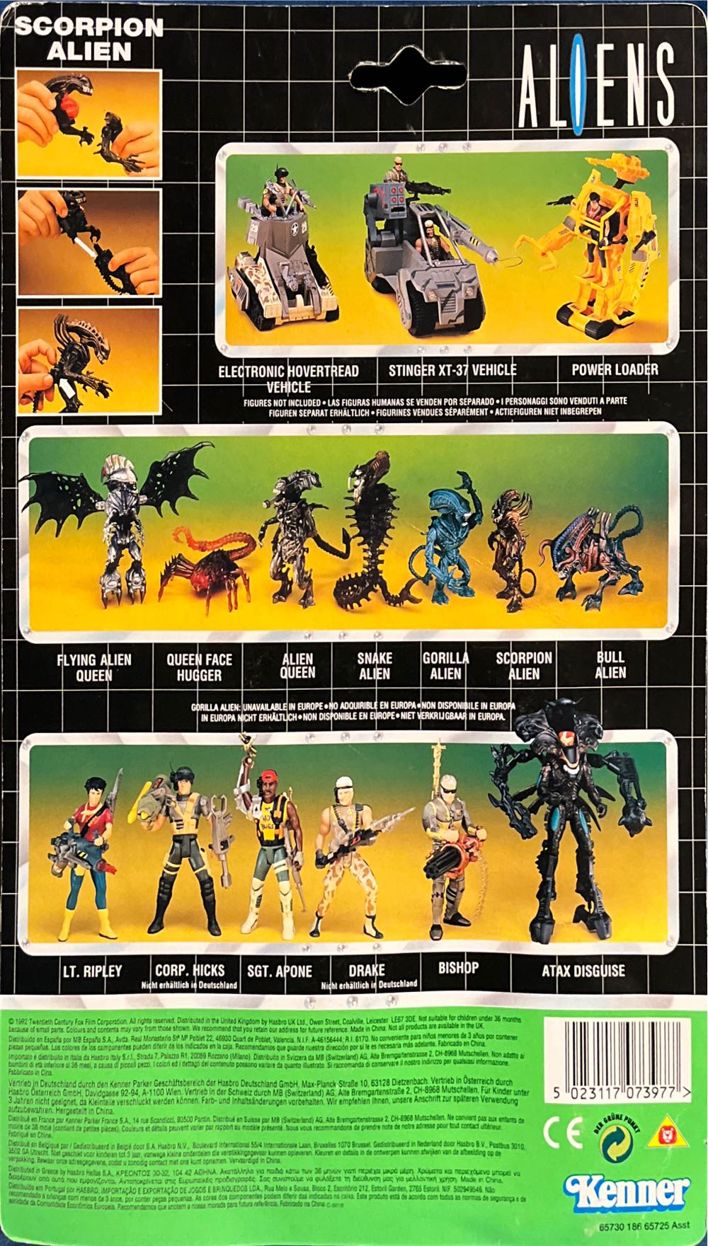 Aliens Scorpion EU Version - Kenner (Aliens) action figure collectible [Barcode 5023117073977] - Main Image 2