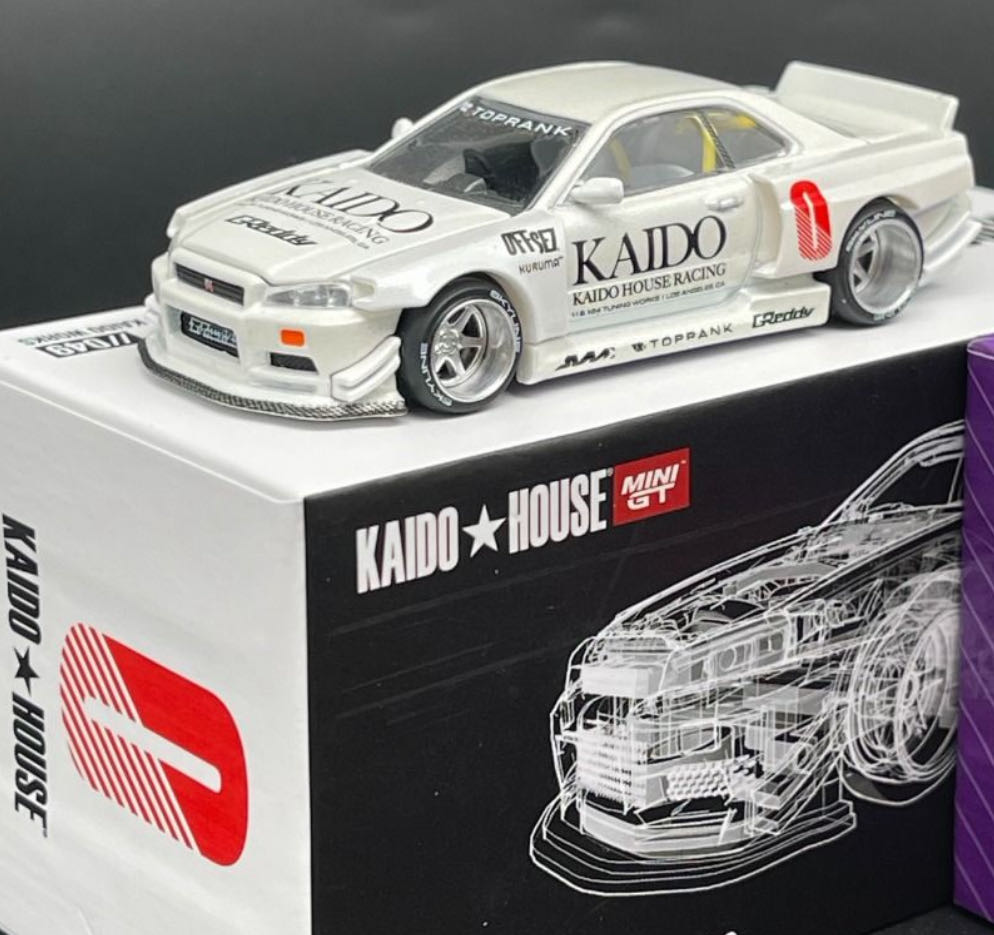 Nissan Skyline R34 GTR - Kaido (Kaido) action figure collectible [Barcode 4895183672528] - Main Image 3