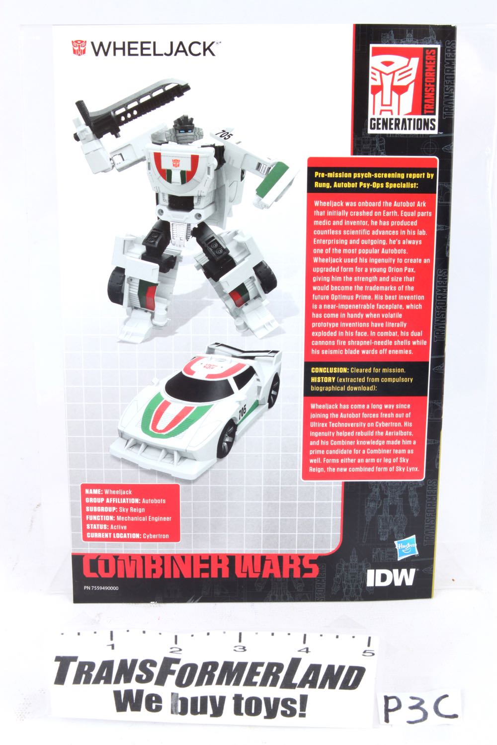 Wheeljack - Deluxe Class - Hasbro (Transformers) action figure collectible [Barcode 5010994854683] - Main Image 2