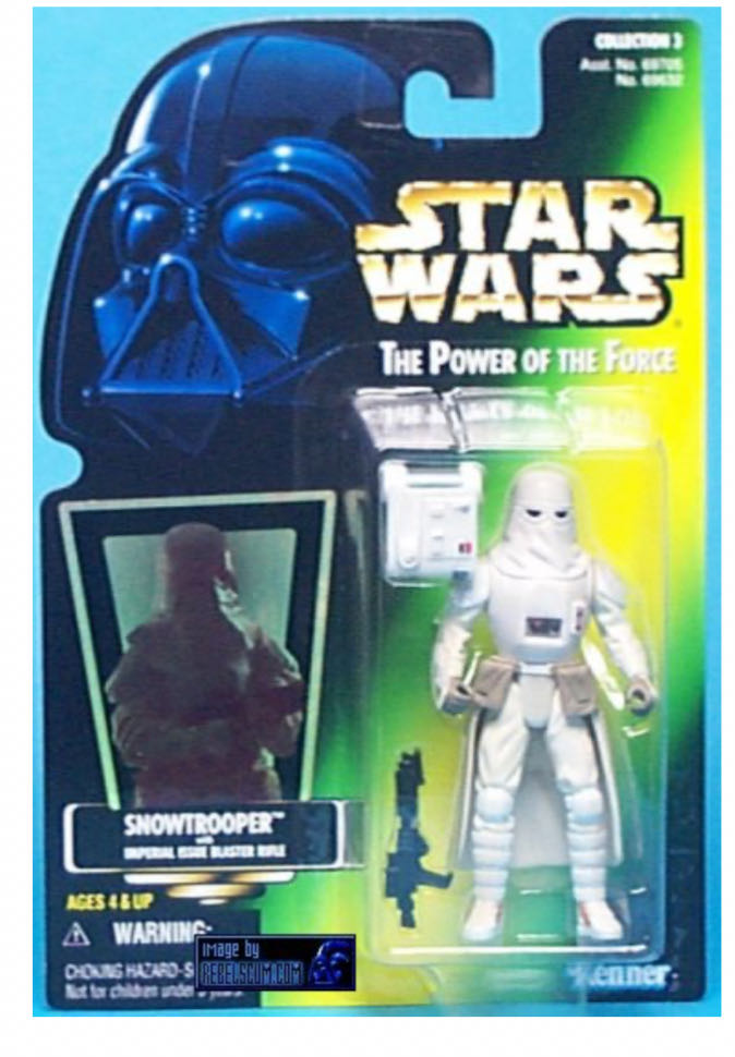 Star Wars: Imperial Snowtrooper - Kenner (Power of The Force 2) action figure collectible - Main Image 3