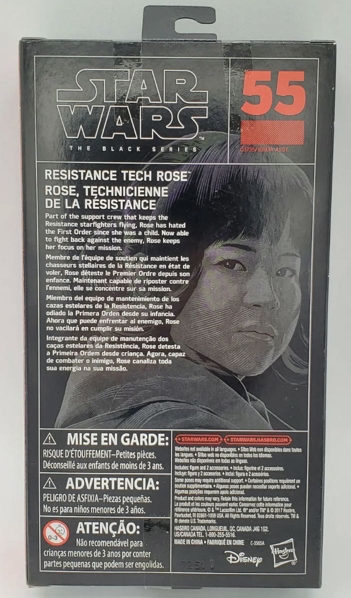 Resistance Tech Rose TBS [P3] #55 - Hasbro (Star Wars Episode VIII: The Last Jedi) action figure collectible - Main Image 2