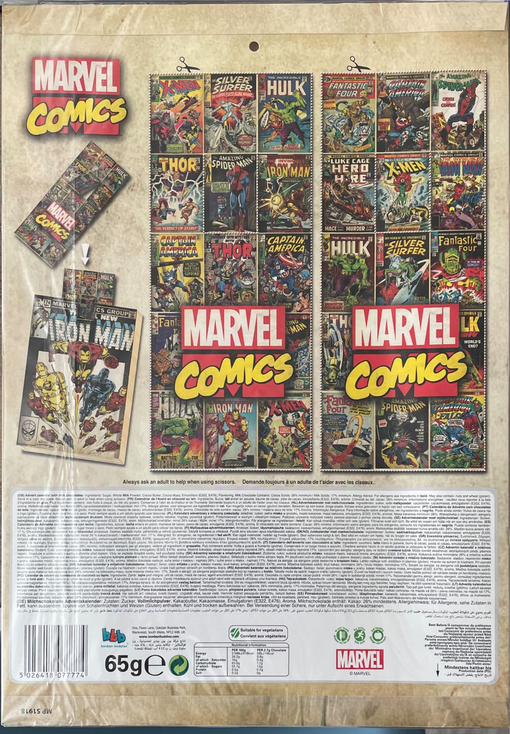 Ean 5026418077774 Milk Chocolaté Adventices Calendar  action figure collectible [Barcode 5026418077774] - Main Image 2