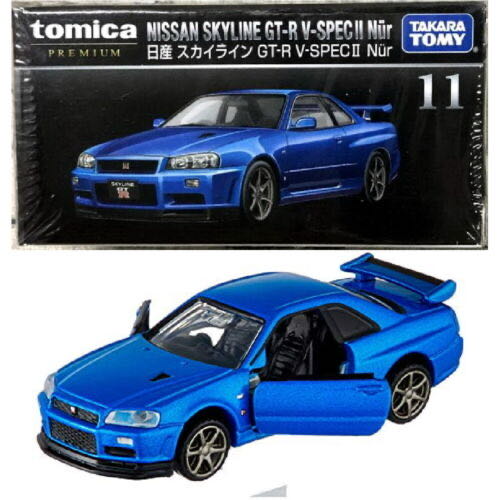 Nissan Skyline GT-R V-Spec II Nur R34 - Tomica Premium (Tomica Shop 限定) action figure collectible [Barcode 4904810852728] - Main Image 4