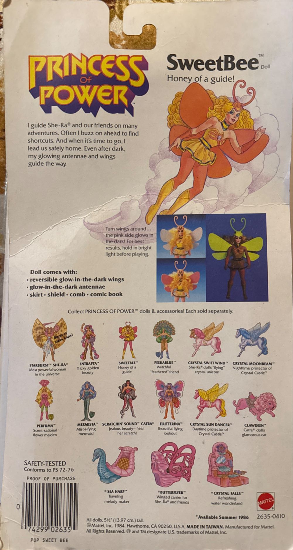 SweetBee - Mattel (Princess Of Power) action figure collectible [Barcode 074299026355] - Main Image 2