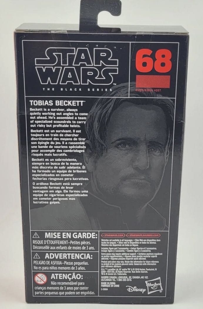 Tobias Beckett TBS [P3] #68 - Hasbro (Solo: A Star Wars Story) action figure collectible - Main Image 2