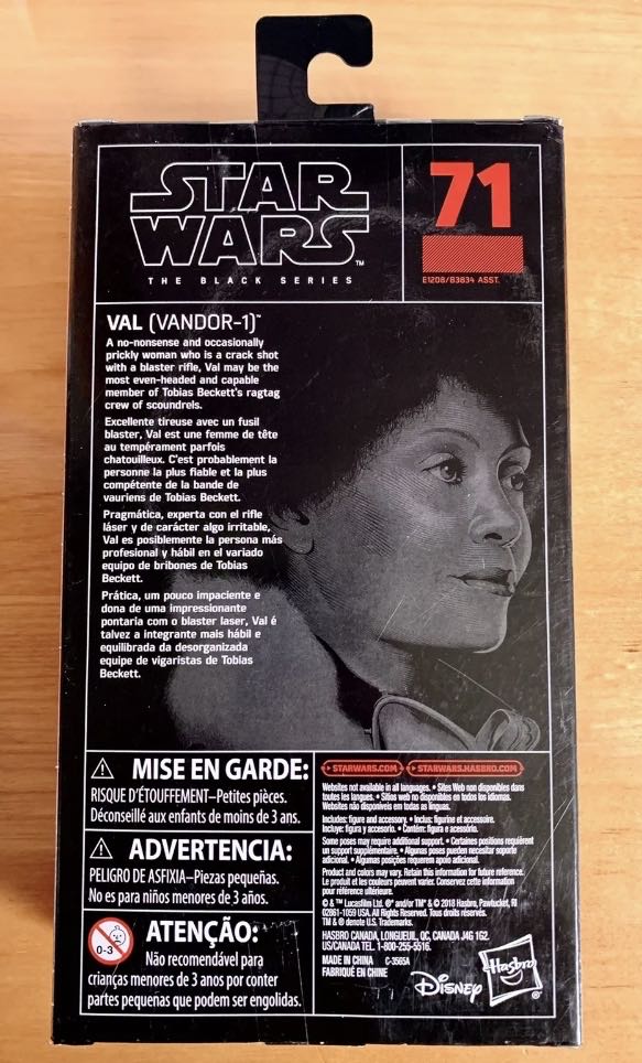 Val (Vandor-1) TBS [P3] #71 - Hasbro (Solo: A Star Wars Story) action figure collectible - Main Image 2