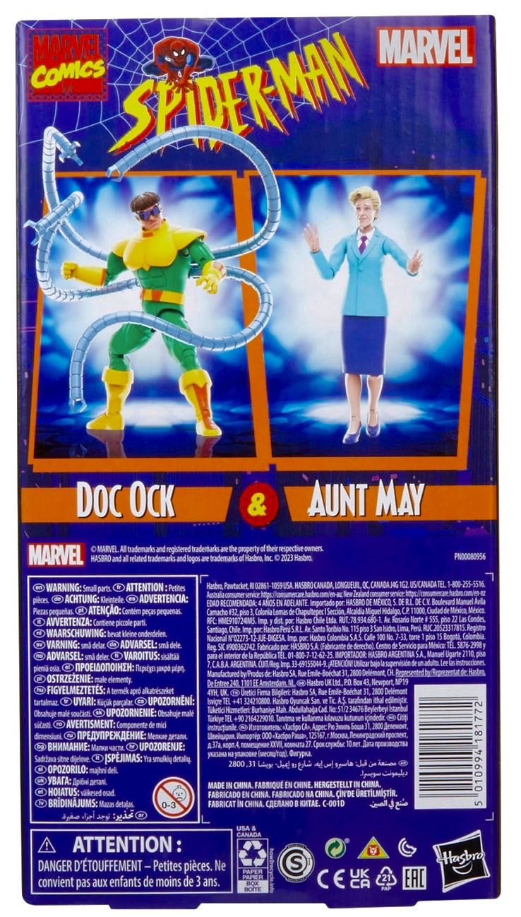 Doc Ock & Aunt May - Hasbro (Spider-Man VHS Retro Wave) action figure collectible - Main Image 2