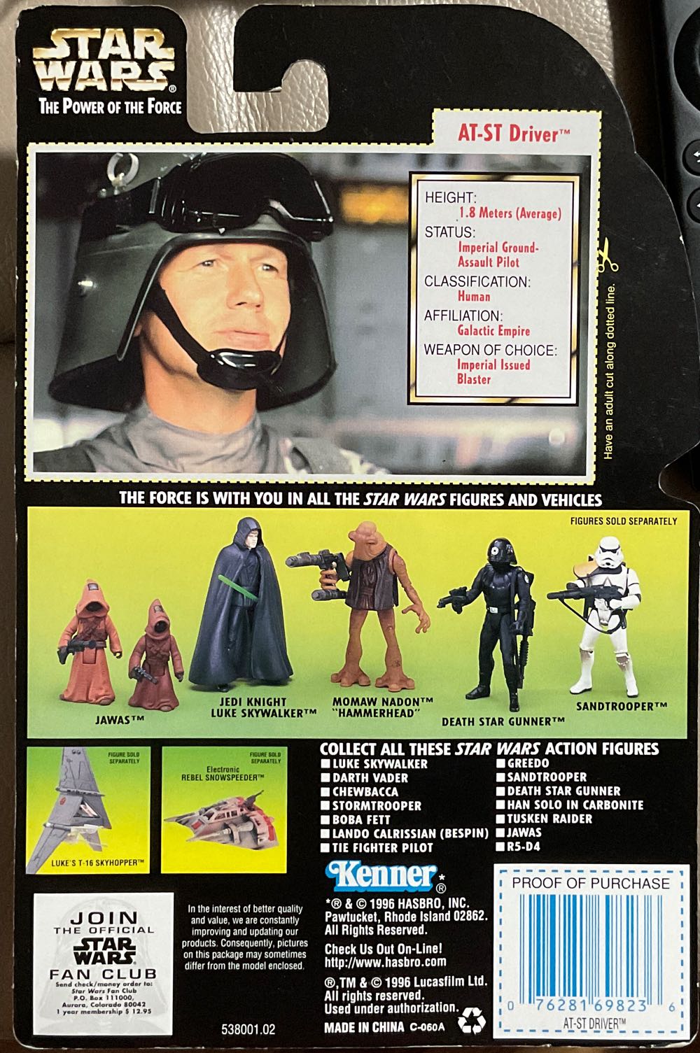 Power Of The Force (GC) - ATST Driver - Hasbro (Return Of The Jedi) action figure collectible - Main Image 2
