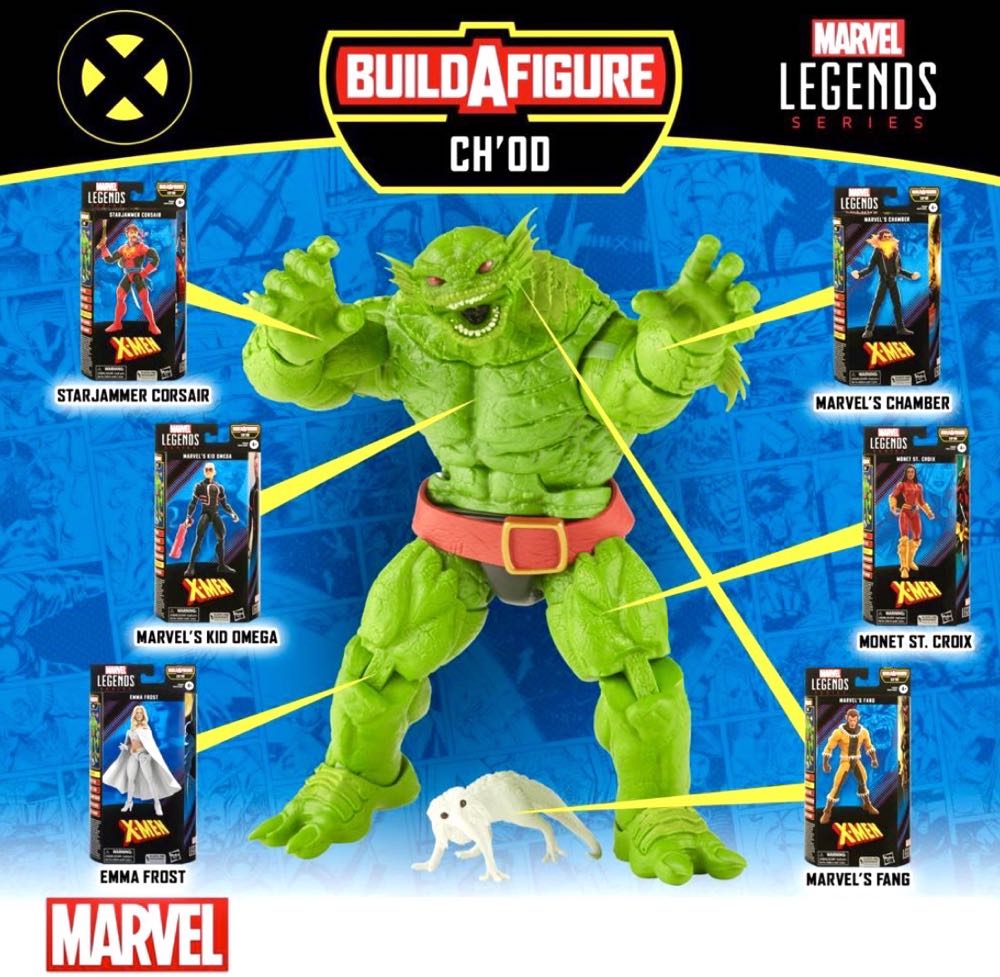 Marvel Legends Series: Marvel’s Fang - Hasbro (Marvel Legends Series X-Men Ch’od Baf Wave) action figure collectible - Main Image 3