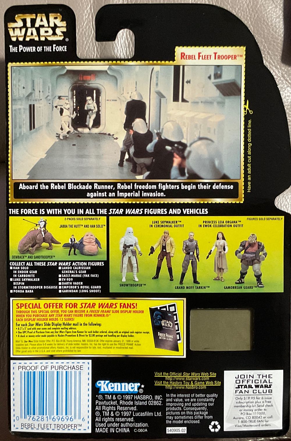 Power Of The Force (FF) - Rebel Fleet Trooper - Hasbro (A New Hope) action figure collectible - Main Image 2