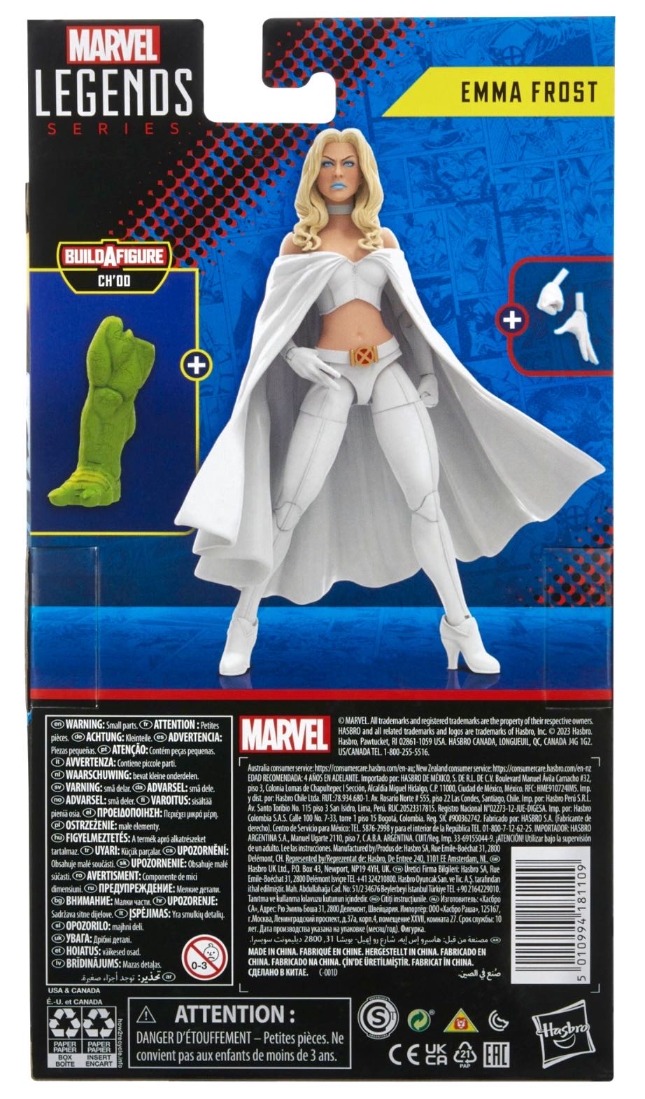 Marvel Legends X-Men: Generation X Series EMMA FROST [BAF Ch’od Series] - Hasbro (Marvel Legends) action figure collectible - Main Image 2