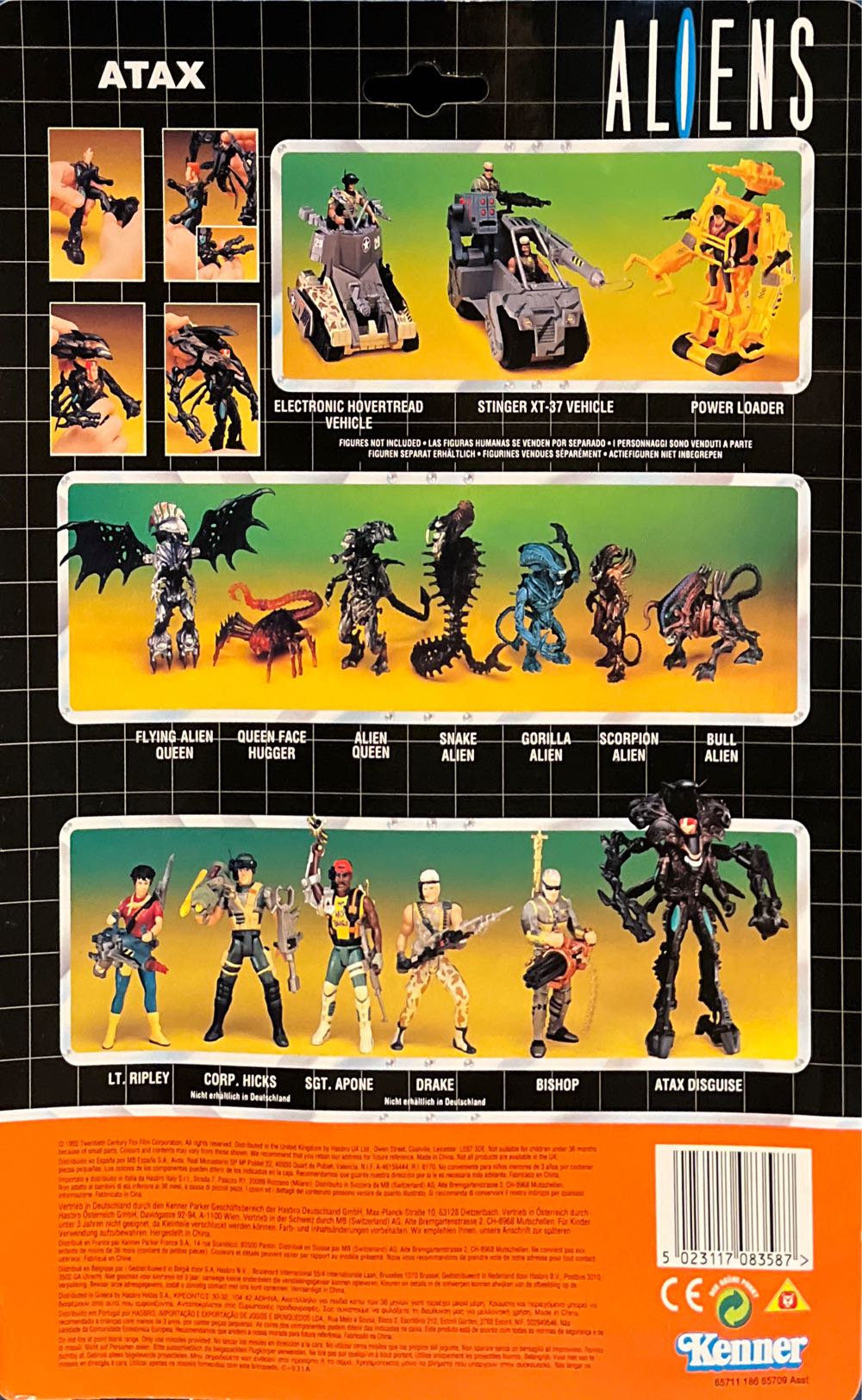 Aliens Space Marine Atax Eu Version - Kenner (Aliens) action figure collectible [Barcode 5023117083587] - Main Image 2