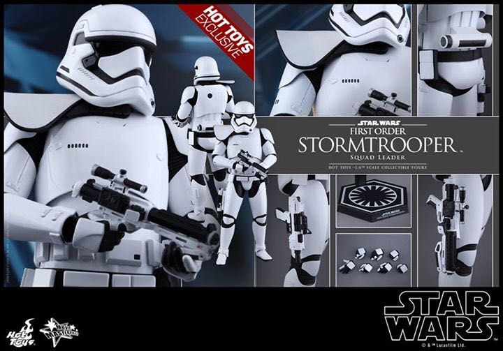 Stormtrooper squad leader first order mms316 star wars hot toys 3600 filbars - Hot Toys (Star Wars) action figure collectible [Barcode 4897011178073] - Main Image 2