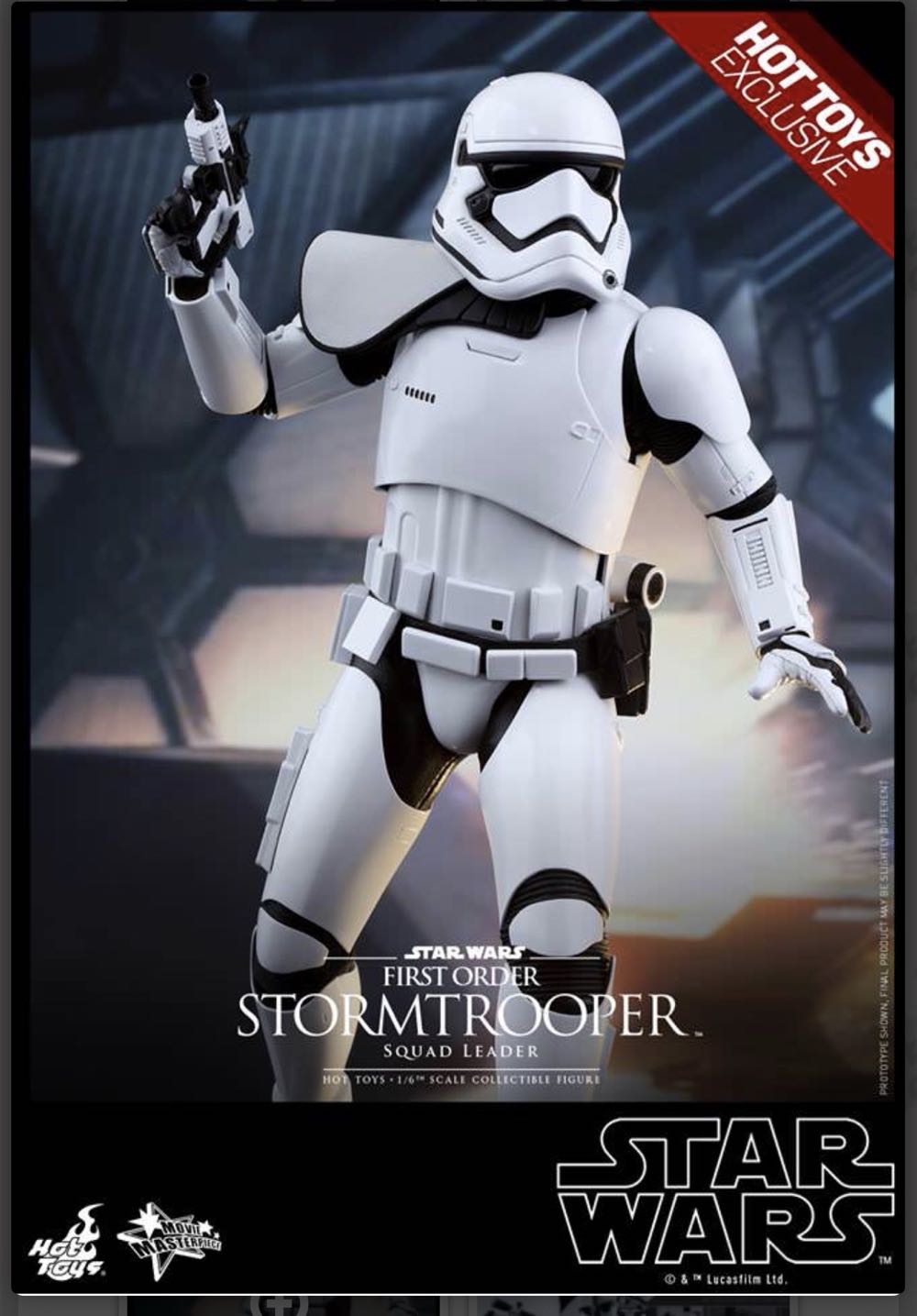 Stormtrooper squad leader first order mms316 star wars hot toys 3600 filbars - Hot Toys (Star Wars) action figure collectible [Barcode 4897011178073] - Main Image 4
