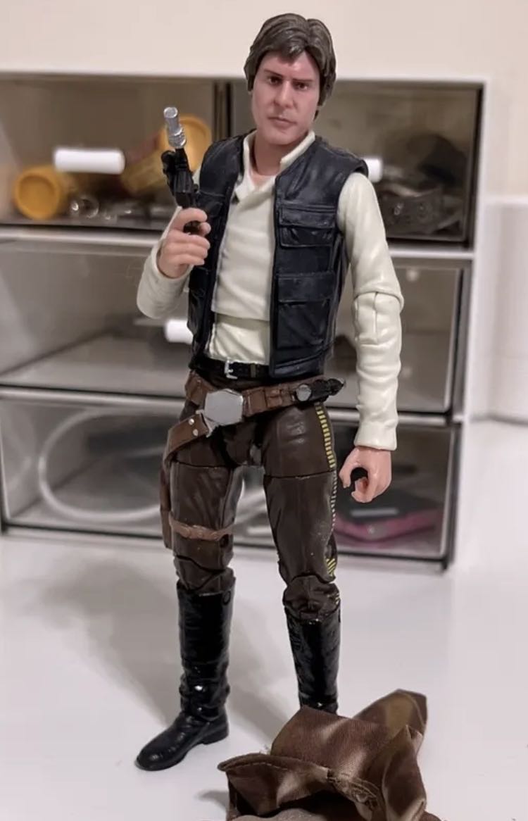 Han Solo (Endor) TBS [P4] ROTJ05 - Hasbro (Star Wars Episode VI: Return of the Jedi) action figure collectible - Main Image 4