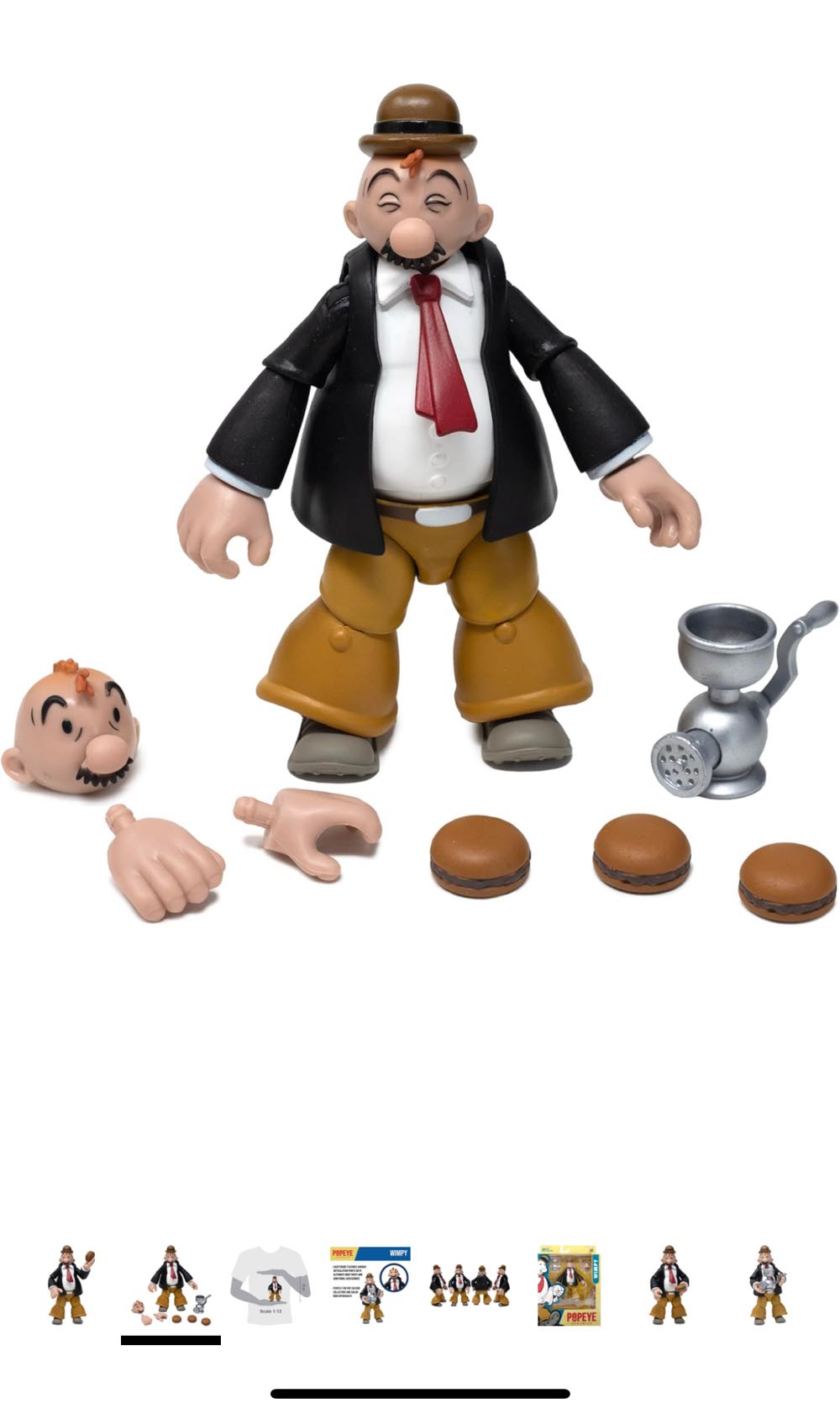 Wimpy J. Wellington - Boss Fight Studios (Popeye the Sailor) action figure collectible [Barcode 814800023257] - Main Image 3