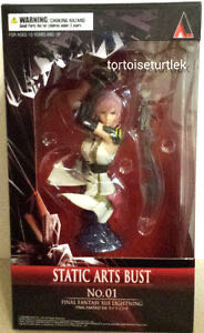 Square Enix Static Arts Bust Final Fantasy Xiii Lightning Ff13  action figure collectible [Barcode 4988601326414] - Main Image 1