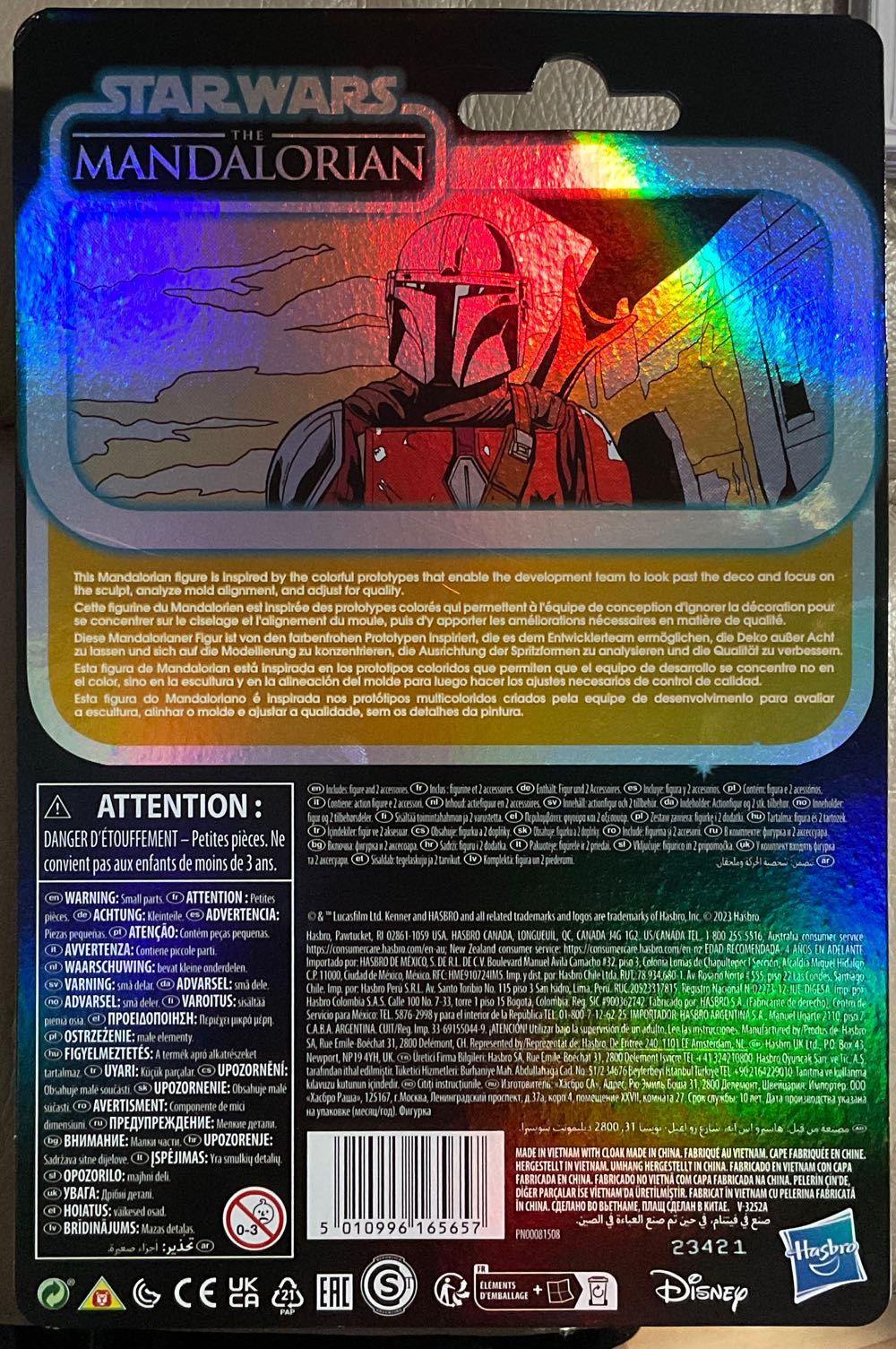 Retro Collection - Prototype - Mandalorian - Disney/ Hasbro (The Mandalorian) action figure collectible - Main Image 2