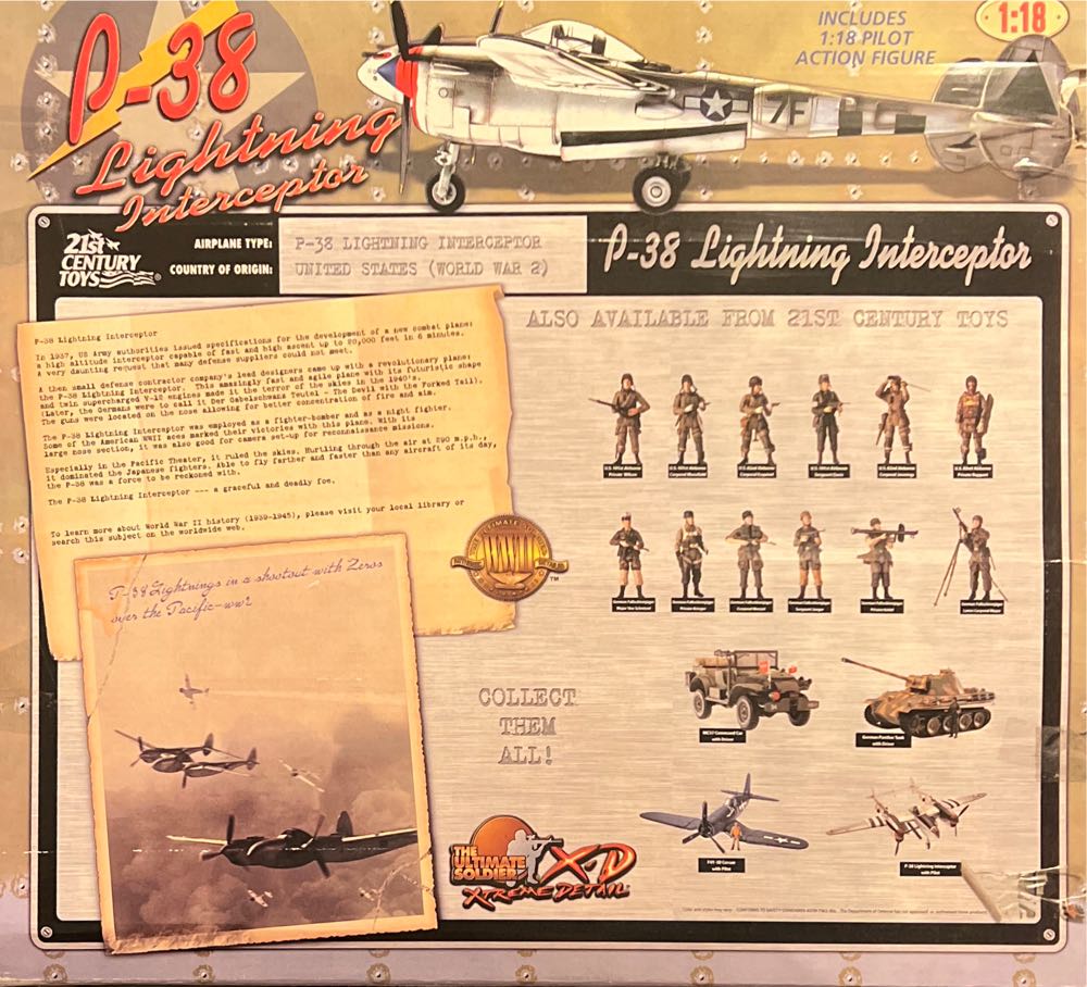 The Ultimate Soldier Xtreme Detail X-D - 21st Century Toys (The Ultimate Soldier WWII) action figure collectible [Barcode 638748101286] - Main Image 2