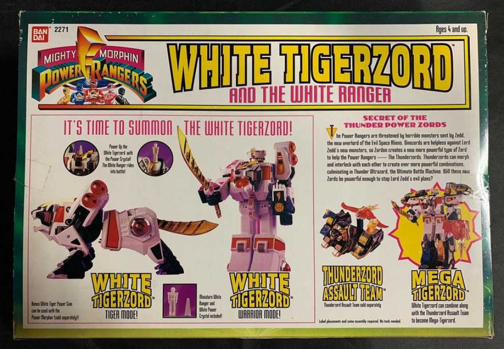 Mighty Morphin Power Rangers Mega Tigerzord  - Hasbro action figure collectible [Barcode 5010993977635] - Main Image 3