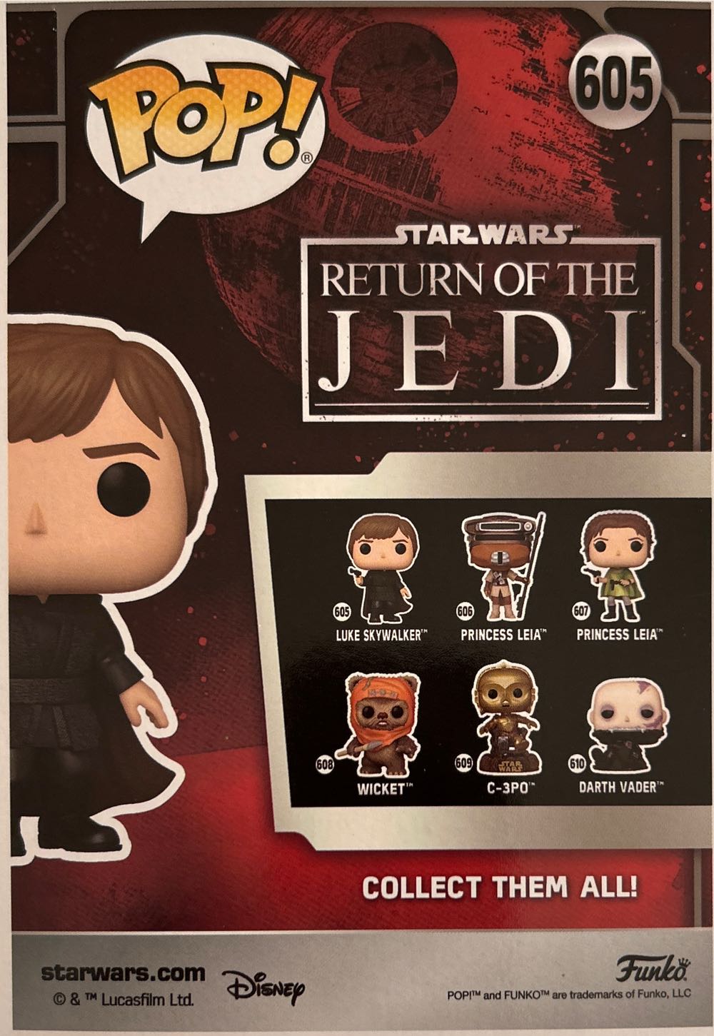 Luke Skywalker - Funko (Star Wars: Return Of The Jedi) action figure collectible [Barcode 889698707497] - Main Image 2