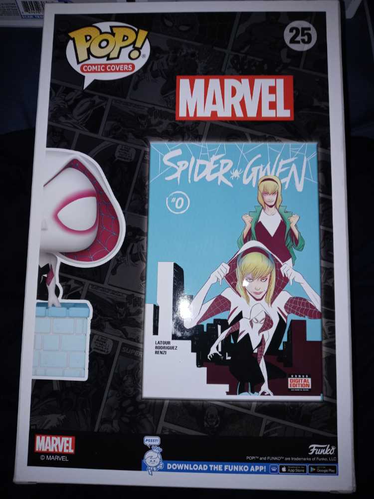Funko Pop Comic Cover Marvel’s Spider-Gwen #25 - Funko (Comic Covers) (Marvel) action figure collectible [Barcode 889698713306] - Main Image 2