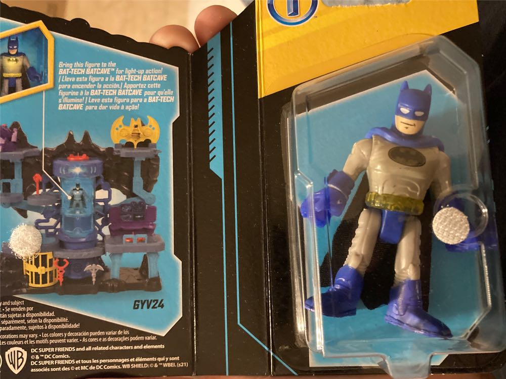 Imaginext Dc Super Friends Release #01 Mini Character Figure Batman - Fisher Price (DC Super Friends) action figure collectible [Barcode 887961962161] - Main Image 2