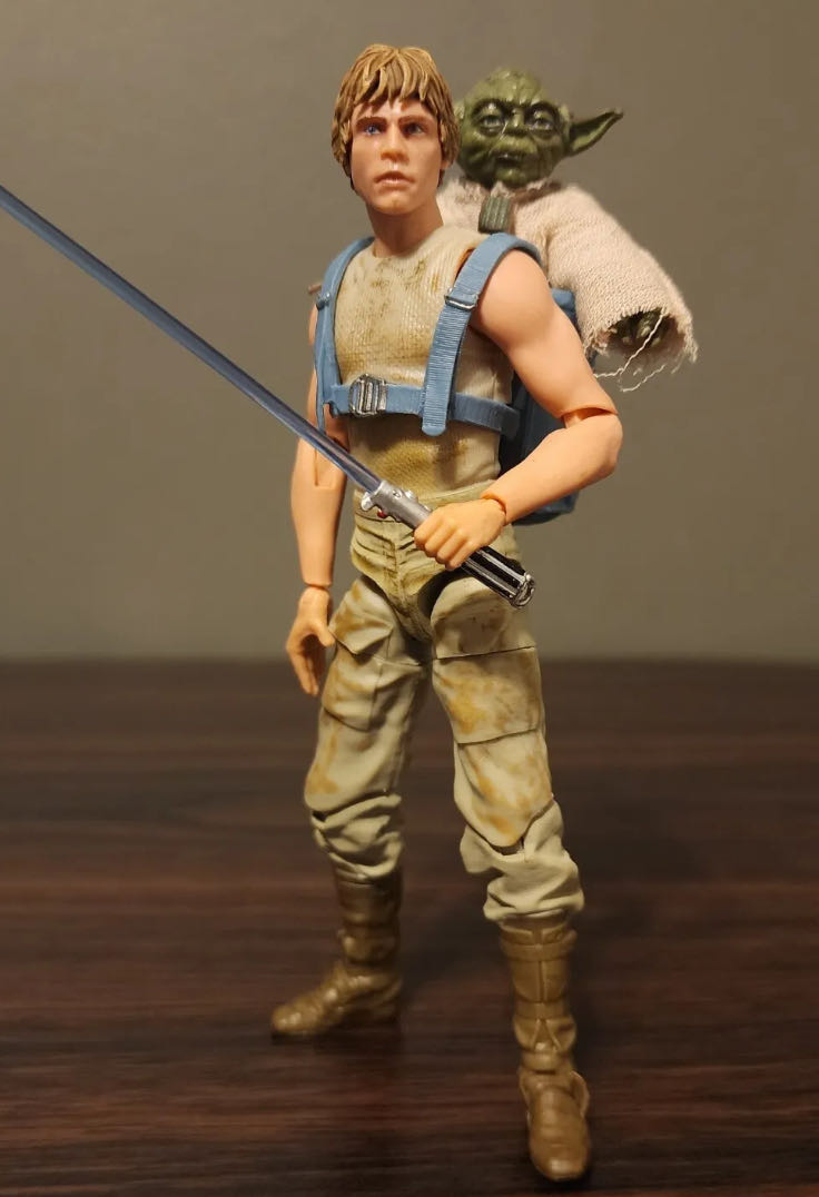 Luke Skywalker & Yoda (Jedi Training) TBS [P3] D4 - Hasbro (Star Wars Episode V: The Empire Strikes Back) action figure collectible - Main Image 3